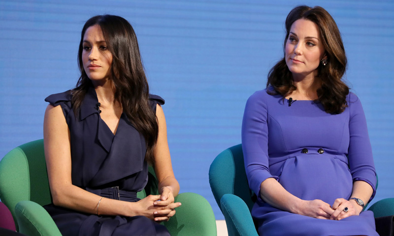 El look de supermodelo de Meghan Markle en su nuevo encuentro con la Duquesa de Cambridge