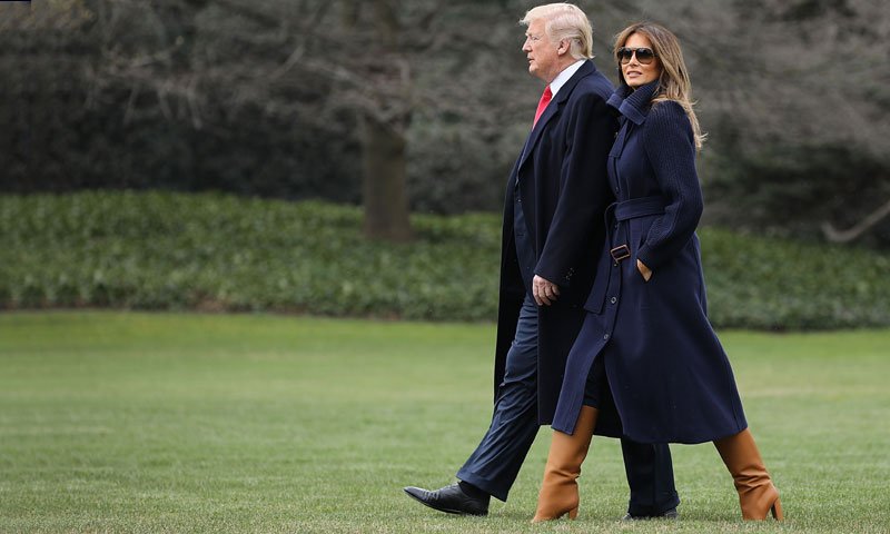 Melania Trump o cuando llevar tacones juega en contra de la primera dama