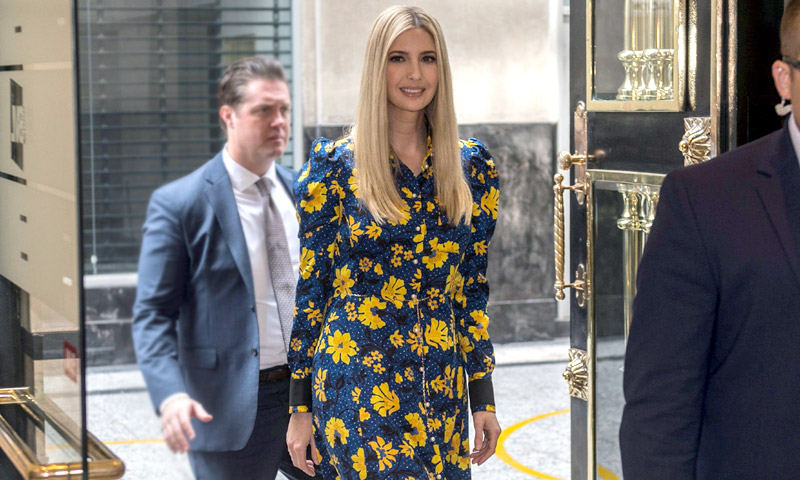 Las curiosidades del vestido de flores (rebajado) de Ivanka Trump