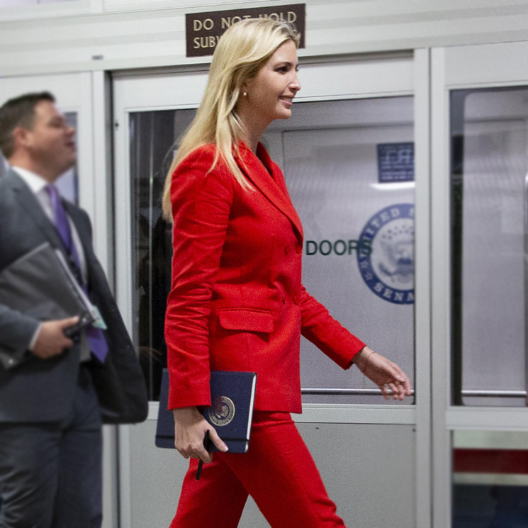 Ivanka Trump y el poder del traje rojo que le une a las 'royals'