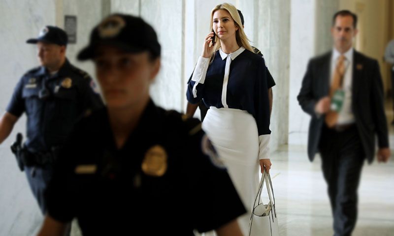 Una falda, cuatro looks: la clave de Ivanka Trump para ahorrar en ropa