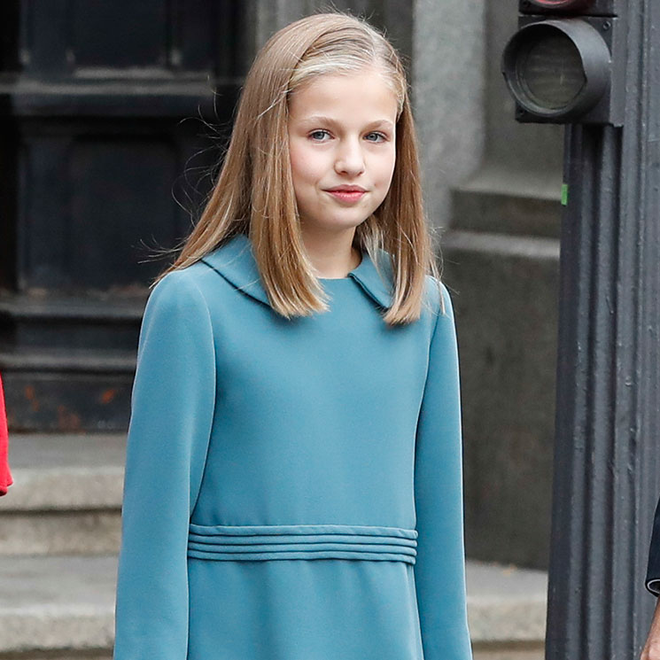 Un detalle en el vestido de la princesa Leonor podría revelar quién es su 'royal' favorita