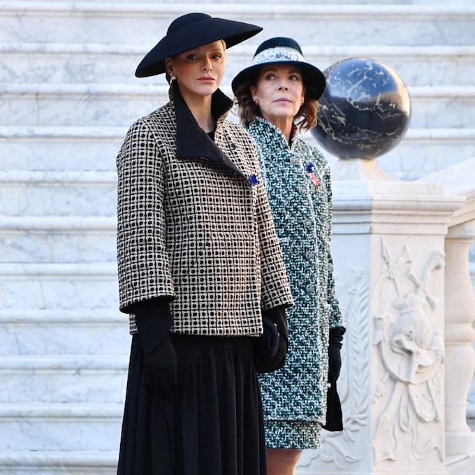Carolina y Charlene, dos formas de entender la moda en el Día Nacional de Mónaco