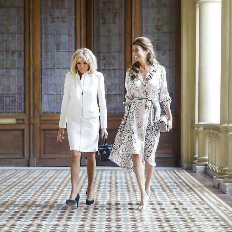Brigitte Macron y Juliana Awada, así visten las líderes en el G20