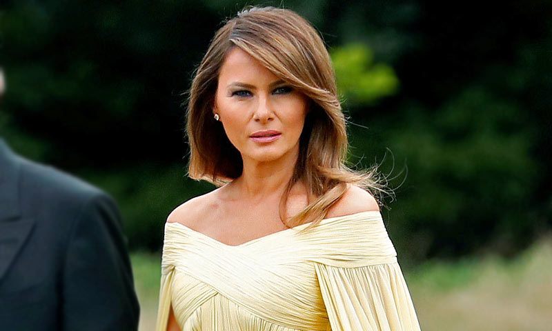 Los detalles que no se vieron del nuevo vestido de alfombra roja de Melania Trump