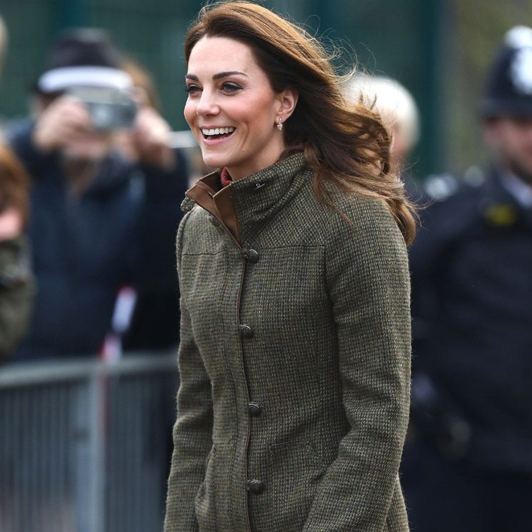 Por fin vemos la misteriosa chaqueta 'tweed' de Kate Middleton