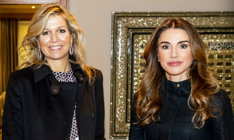 Rania de Jordania y Máxima de Holanda