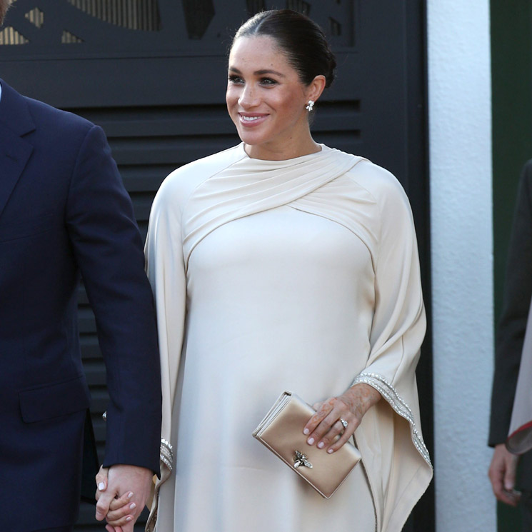 Meghan Markle, tras los pasos de doña Letizia con su caftán de gala en Marruecos