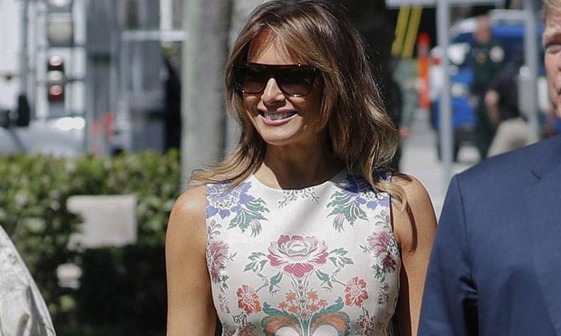 Melania Trump se fija en la reina Letizia y triunfa con su último look primaveral