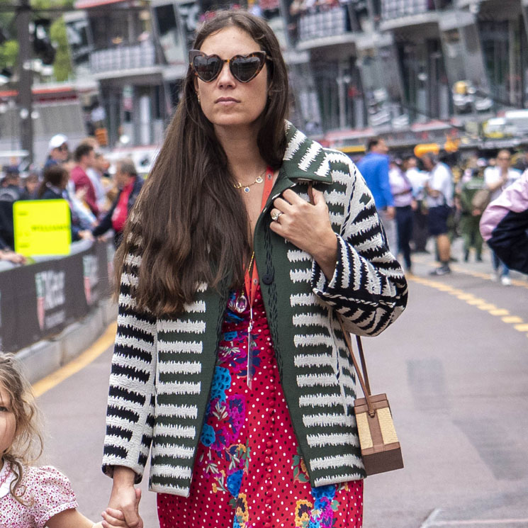 La chaqueta 'robada' con la que Tatiana Santo Domingo homenajea a Carolina de Mónaco