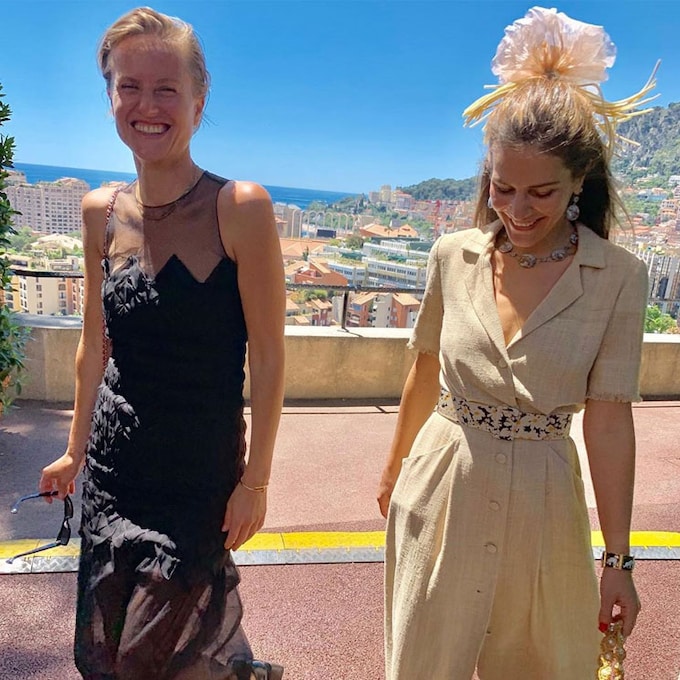 'Vestidos pareo', tocados naturales y otras informales elecciones de las invitadas a la boda de Carlota Casiraghi