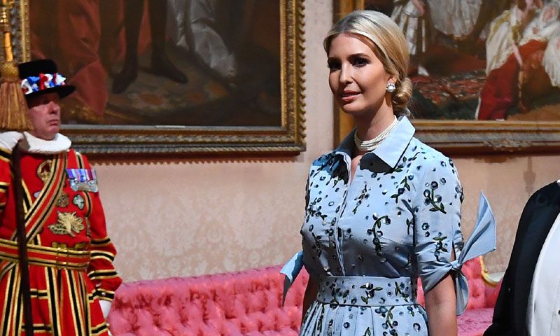 La inesperada elección de Ivanka Trump para su cena de gala con Isabel II