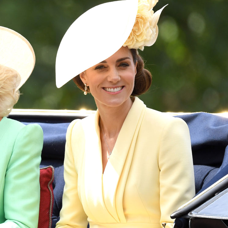 Kate Middleton sigue los pasos de estilo de doña Letizia en el 'Trooping the Colour'