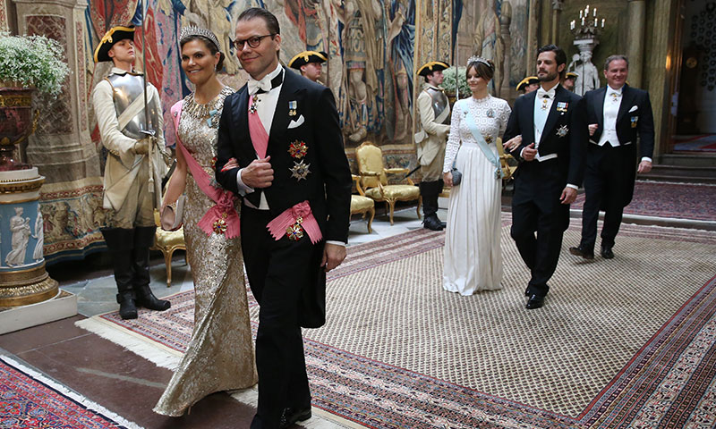 Póker de estilo: el día que los vestidores de cuatro 'royals' coincidieron en Suecia