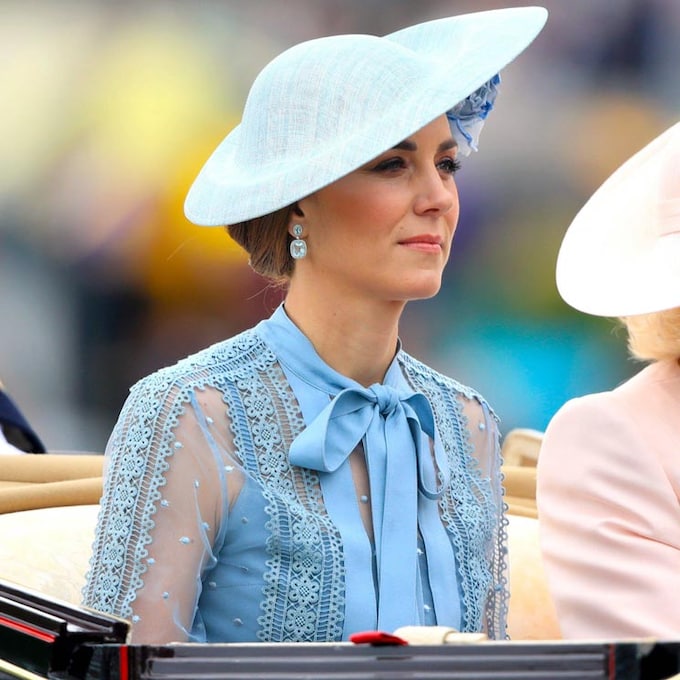 ¡Sorpresa en Royal Ascot! Kate innova con su look transparente
