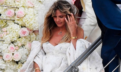 ¡Novia a bordo! Heidi Klum elige un llamativo vestido en su boda con Tom Kaulitz