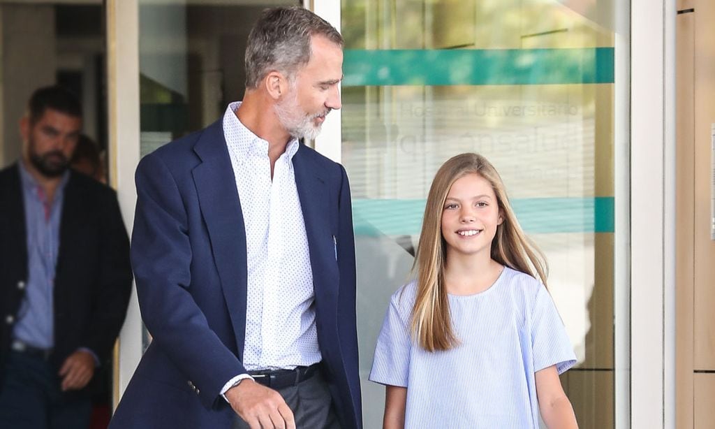 La blusa de rebajas que la princesa Leonor ha prestado a la infanta Sofía