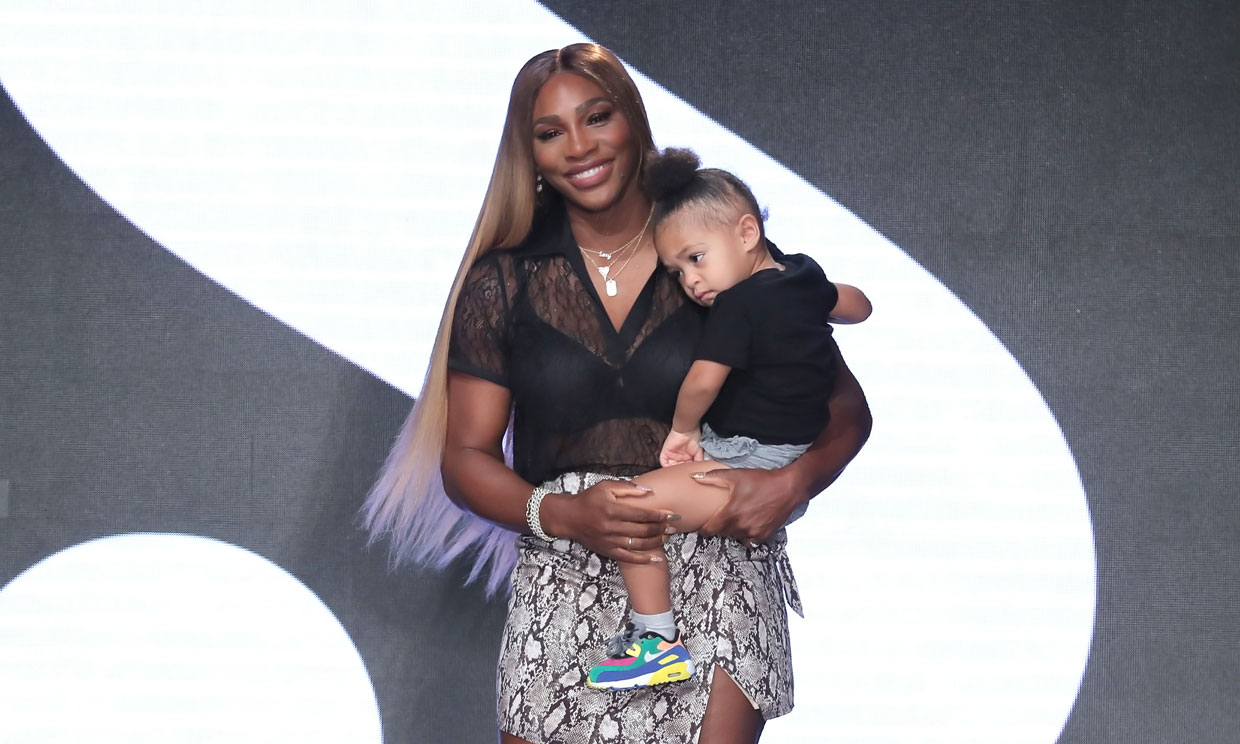 La hija de Serena Williams, estrella del desfile de su madre