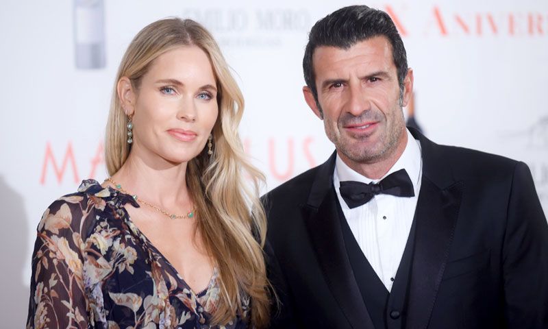 Helene Svedin, Luis Figo y sus hijas, la nueva familia de moda