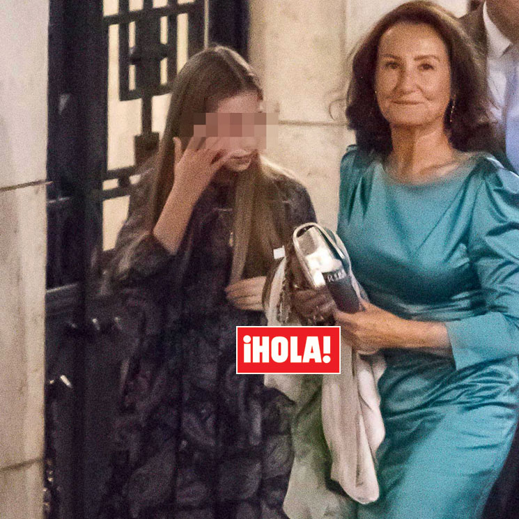 El 'efecto Leonor' llega a la familia Ortiz: la hija de Telma recicla un vestido de la Princesa