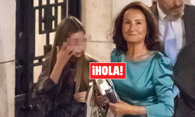 El 'efecto Leonor' llega a la familia Ortiz: la hija de Telma recicla un vestido de la Princesa