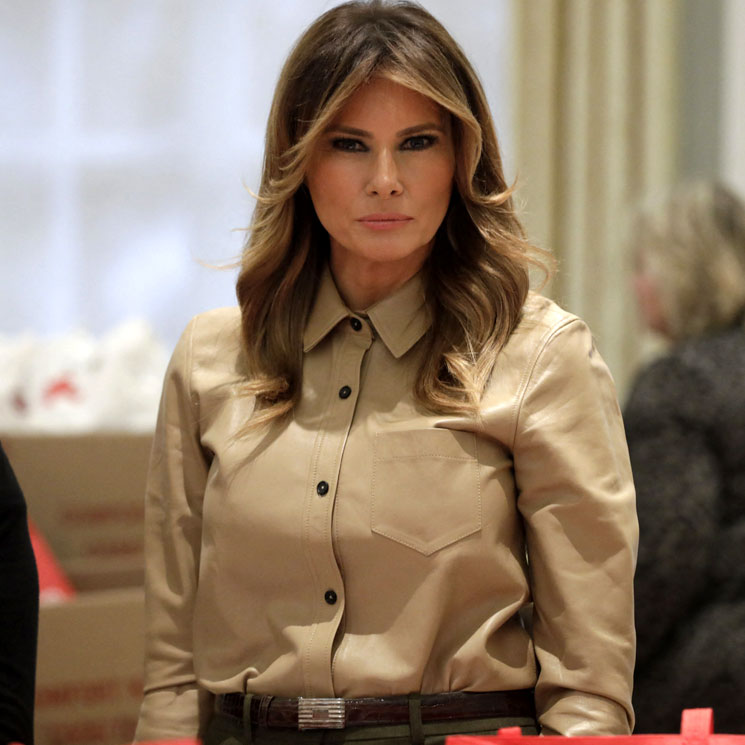 Melania Trump afianza su idilio con el calzado cómodo de Zara para evitar los tacones