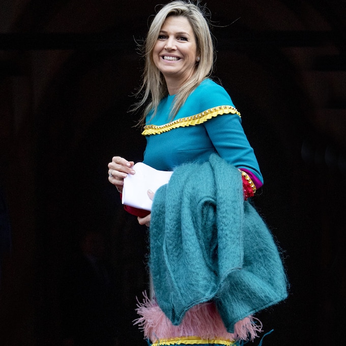 Un año más tarde, Máxima de Holanda recupera su vestido menos convencional