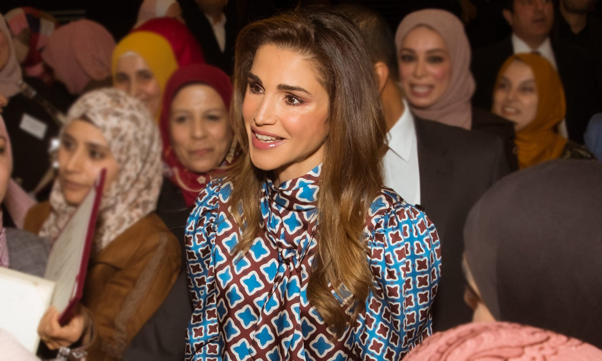 Rania de Jordania se compra en Zara la alternativa asequible al vestido de fiesta
