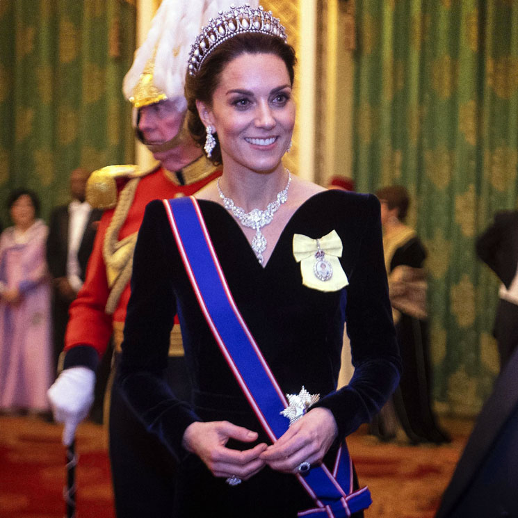 Kate Middleton recupera la tiara favorita de Diana en un look de gala sin precedentes