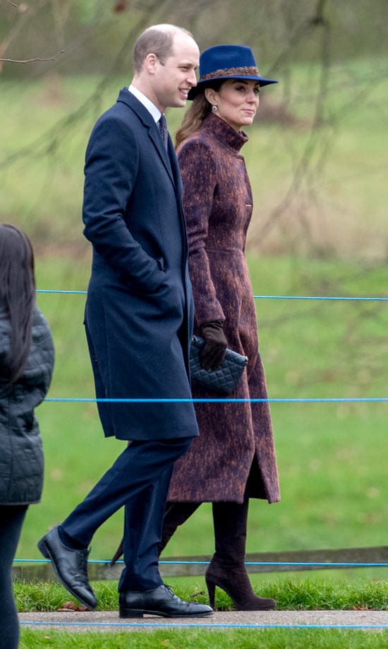 Kate Middleton innova en su primer acto de 2020 con abrigo 'folk