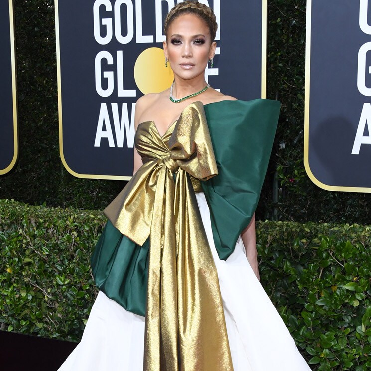 Jennifer Lopez y su vestido con vocación de look viral en los Globos de Oro
