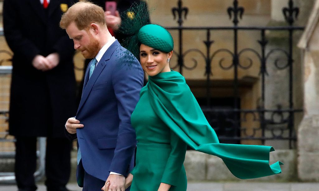 Meghan Markle con vestido verde