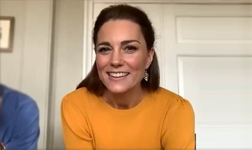 Kate Middleton con jersey de Zara