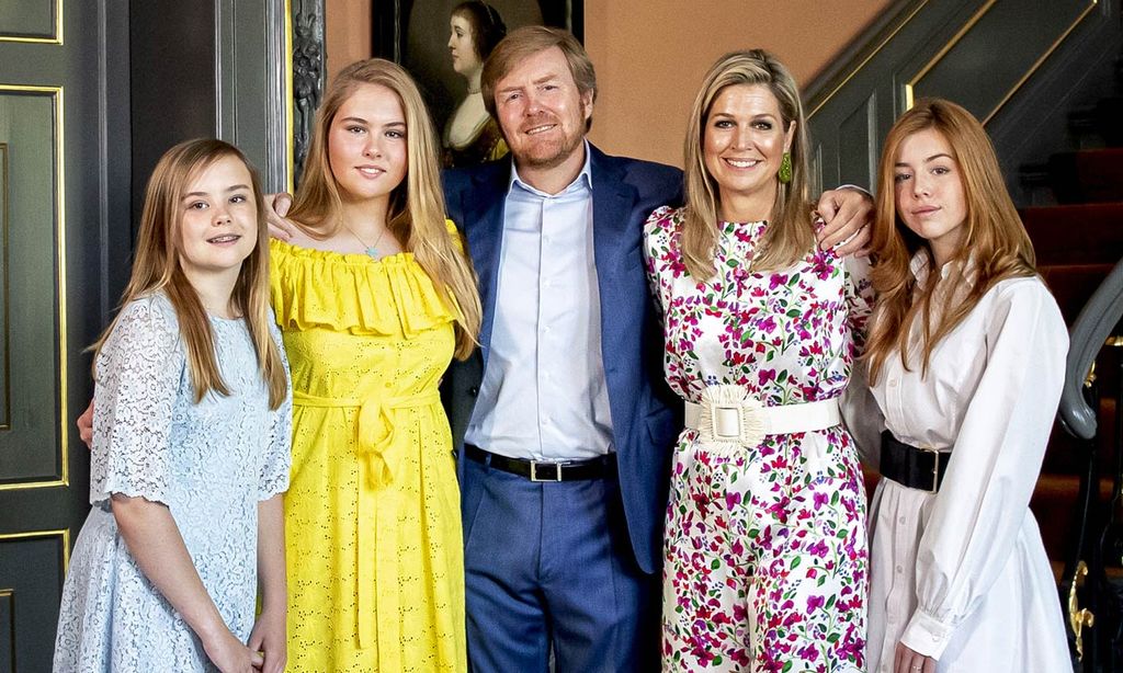 Máxima de Holanda y sus hijas