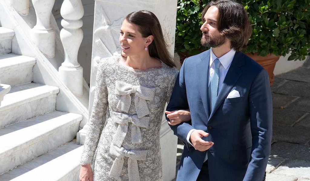 Recordamos los mejores looks en la boda civil de Carlota Casiraghi un año después