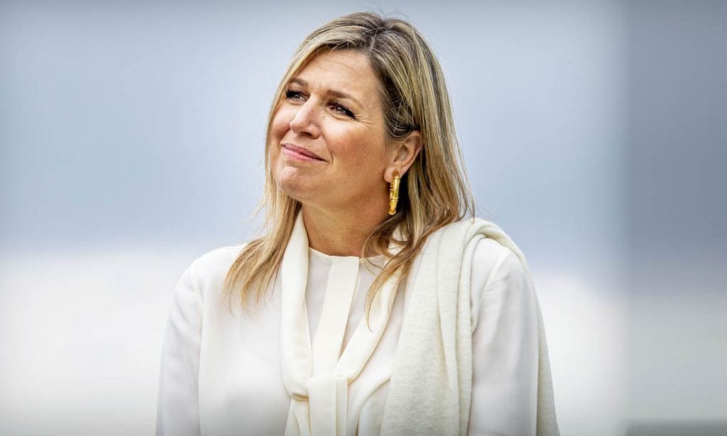 Máxima sucumbe a los pendientes 'bambú' de Leonor y doña Letizia