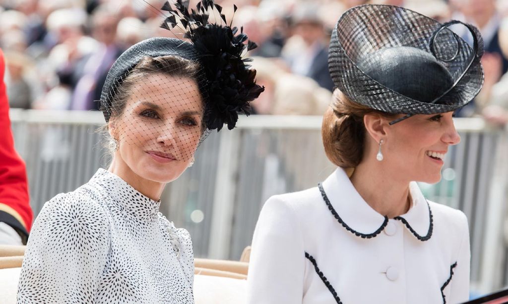 El día que doña Letizia volvió a llevar tocado para su cita con la realeza europea