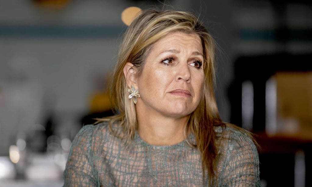 Máxima de Holanda con pantalones culotte