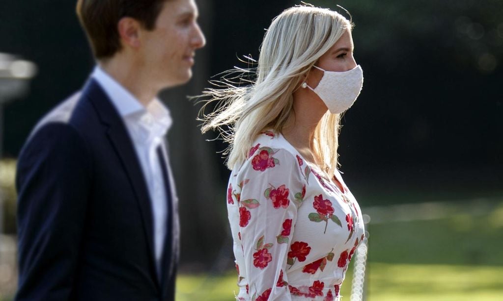 Ivanka Trump actualiza su vestido de flores con efecto cintura de avispa (y aun más rebajado)