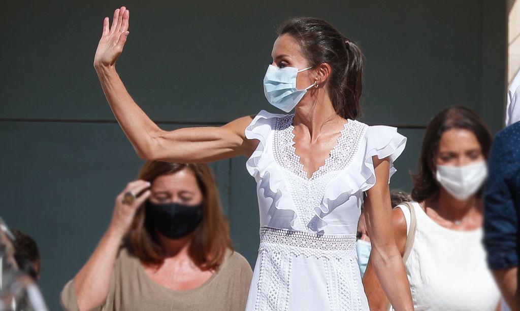 Reina Letizia, vestido blanco Ibiza