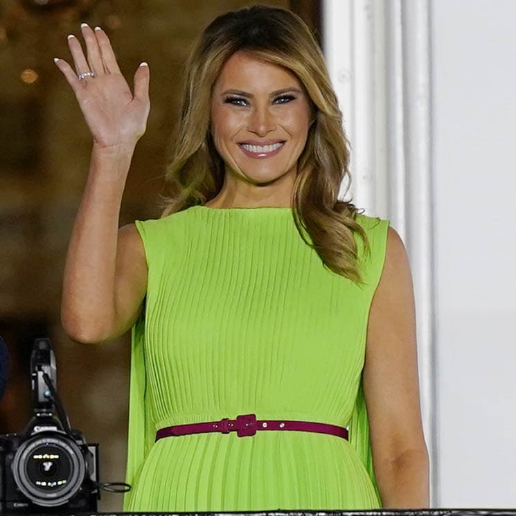 El vestidazo-capa con el que Melania Trump ha eclipsado a Ivanka