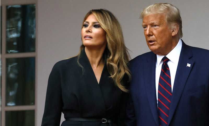 Melania Trump estrena la versión más otoñal de su traje con efecto 'fit'