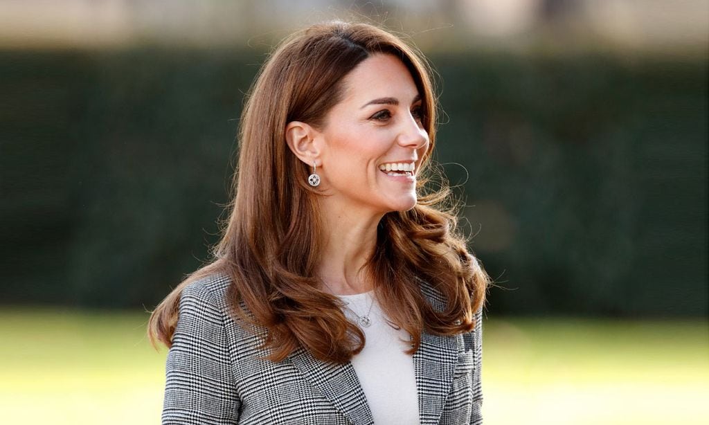 Kate Middleton con abrigo verde 