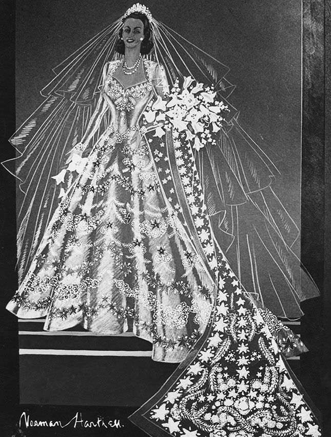 vestido de novia de reina isabel