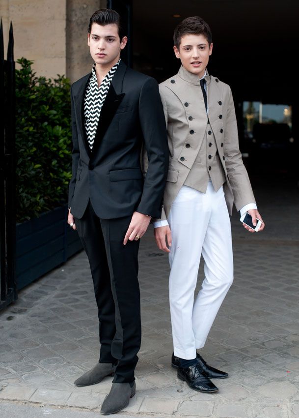 Peter y Harry Brant