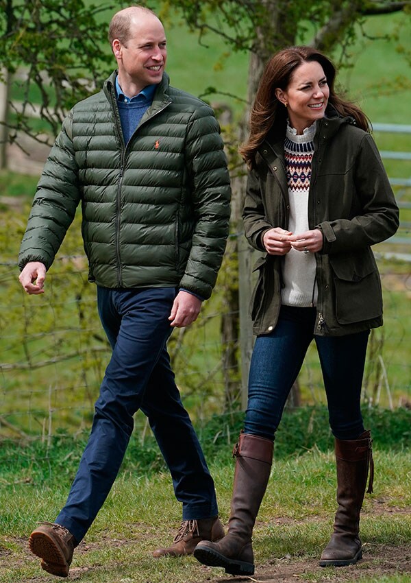 Kate Middleton con su chaqueta Barbour