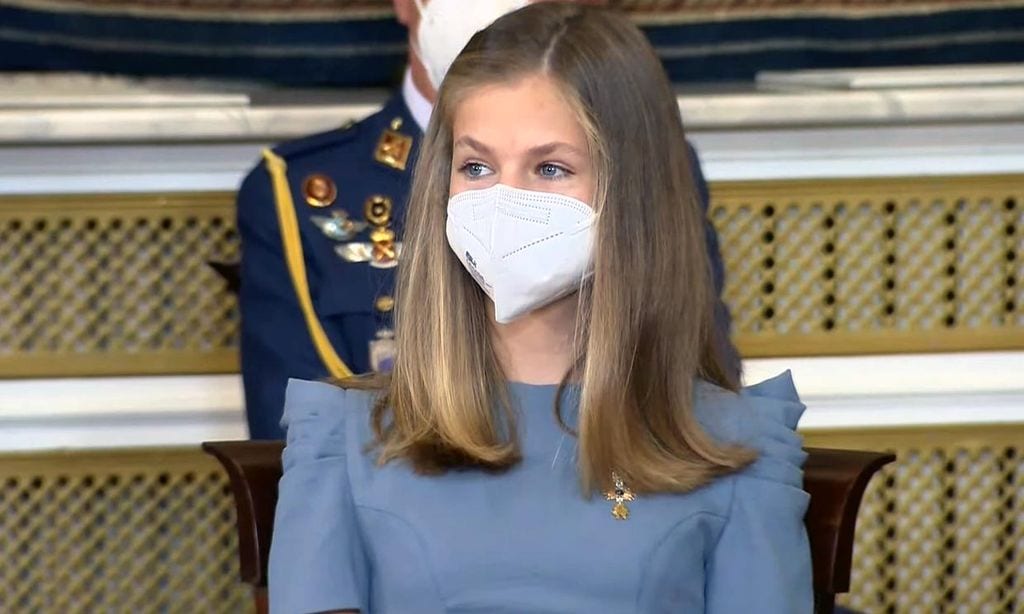 La nueva imagen de Leonor: la Princesa estrena un elegante vestido diseñado en Sevilla