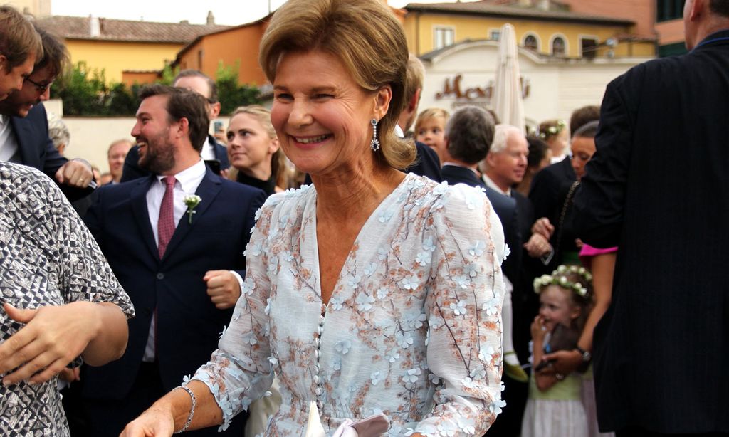 Margarita de Luxemburgo, deslumbrante en la boda de su hija María Astrid de Liechtenstein