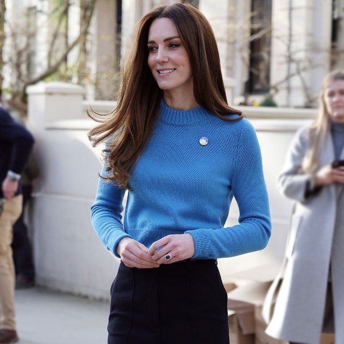 Kate Middleton sigue los pasos de doña Letizia y manda un claro mensaje con su último look