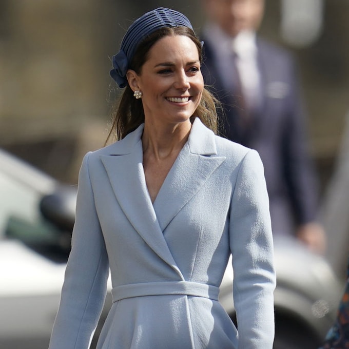 Kate Middleton no arriesga (y gana) con su vestido favorito el domingo de Resurrección